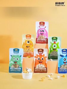 ขนมฟรีซดราย ขนมขัดฟันสัตว์เลี้ยง  ปลาไข่ อกไก่ ไข่แดง เป็ด สำหรับน้องหมาน้องแมว