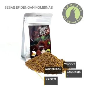 SEMPATI INSECT MIX BIRD FOOD 100 GR PAKAN PUR VOER BURUNG MURAI KACER CIBLEK CIPOH PUR INSNECT BLEND
