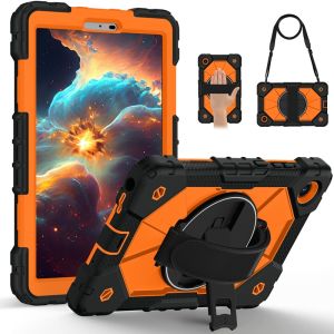 360° Rotating Handle Shockproof Rugged Case for Lenovo Tab One 8.7"Tablet Case Tab K9 TB305FU 8.7 TB305ZU Stand Cover with Strap