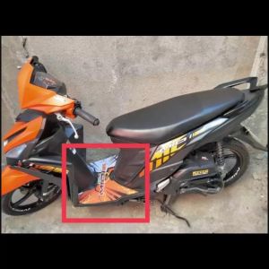Yamaha Mio i 125 / 125s Fiber Matting Crack Design with Stainless Screw