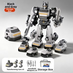 TonGJishi | Magnetic Assembling Robot Car Toy for Boys