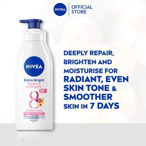 [BUY 2 FREE 1] NIVEA Body Extra Bright Radiant & Smooth 400ml (Losen Badan)