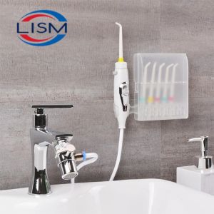 Dental SPA Faucet Tap Oral Irrigator Water Dental Flosser Toothbrush Irrigation Teeth Cleaning Switch Jet Family Water Floss