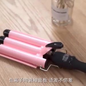 Hot Selling Three Tube Curling Stick Egg Roll Fluffy Thin Curling Stick Waver Hair Curler 3 Barrel Hair Curler