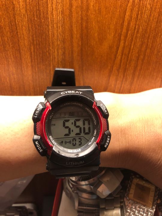 Đồng hồ nam hiệu CYBEAT của Jaxis Nhật bản đồng hồ điện tử Đồng Hồ