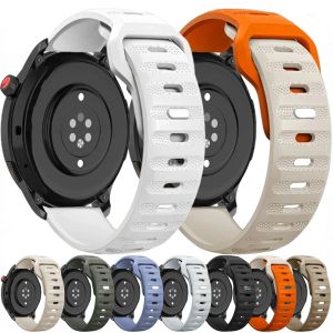 สาย for Samsung Galaxy Watch 7 6 5 4 40mm 44mm 4Classic 6Classic 5Pro Active2 7Ultra สายนาฬิกาข้อมือสมาร์ทวอทช์ ซิลิโคนนิ่ม แบบเปลี่ยน Galaxy Watch Ultra Smart watch 47mmสร้อยข้อมือสายรัดข้