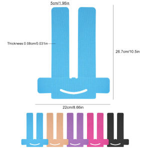5PCS Precut Kinesiology Tape for KneesElastic Knee Support & Stability – Waterproof Breathable Hypoallergenic Athletic Tapes