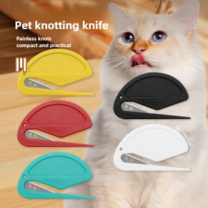 Pet Matted Hair Remover for Cats Efficient Knot Detangler Comb Long Haired Cat dog Hair Knot Opener Safe Ergonomic Grooming Tool