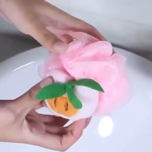 Bông Tắm Tạo Bọt Hình Trái Cây Dễ Thương - Bông Tắm Kì Gét Tẩy Da Siêu Sạch Cho Body Cọ Lưng Kỳ Tay Cọ Chân Siêu Mền