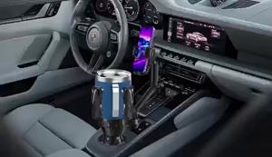 Giá Đỡ Cốc Trên Ô Tô Có Thể Điều Chỉnh Với Tay Cầm Cao Su Giữ Điện Thoại Chắc Chắn Phù Hợp Với Đồ Uống/cốc/thức Ăn Lên Đến 5.31 Màu Đen Giá Đỡ Ô Tô Đa Năng
