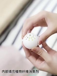 BOSSLU 6Pcs pengharum sepatu Bentuk Bola / Pewangi Bola Penghilang Bau Lemari anti lembab Pengharum Ruangan