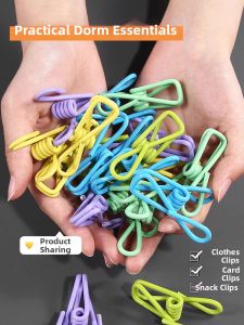 Multi-functional Windproof Coated Clothespins