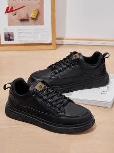 Mens Formal Business Casual Shoes Soft Bottom Leather Surface Waterproof Anti-slip Spring All-match Shoes Comfortable Sports Shoes