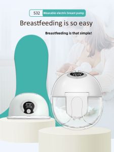 HULEZHI | Hands-Free Quiet Strong Suction Pain-Free Breast Pump