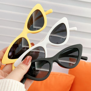 Fashion Kids Cat-eye Sunglasses Outdoor Beach UV Protection Frosted Sunglasses For Boy Girl Kids Accessories Photography Props