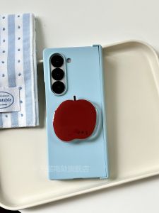 Samsung ZFold7 ZFold6 ZFold5 ZFold4 ZFold3 Phone Case Protective Skin-like Hard Shell Foldable Screen Stand Anti-fall Central Axis Protection