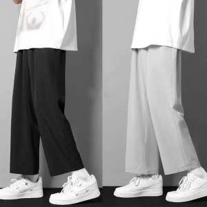 Celana Panjang Pria Loose Pants Celana Skena Gombrong OOTD Korean Style Premium Non Stretch Bahan Babyterry Karet Standar Formal Casual Tebal Basic Basic Kerja