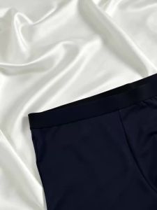 1 PCS Mens Underwear - Classic Solid Color Mens Flat-front Underwear | Elastic Soft Breathable and Comfortable