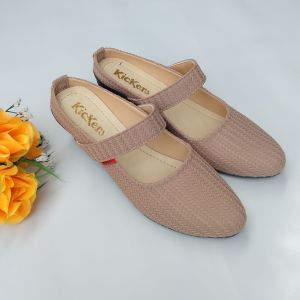 Sandal Selop Wanita 2 cm MD-02 Bahan Rajut Import | Sepatu Wanita Dewasa