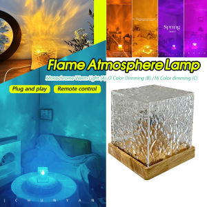 Ins Trực tuyến đèn ngủđèn ngủ để bàn cạnh giườngkiểu ngọn lửa xoay được sáng tạođèn bầu không khí lãng mạntrang trí căn hòng