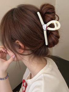MENGWU | Cute Large White Hair Clip for Voluminous Look