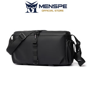MENSPE กระเป๋าสะพายข้างสำหรับกันน้ำแฟชั่นกระเป๋าสะพายข้างความจุขนาดใหญ่กระเป๋าสะพายไหล่กระเป๋าลำลองน้ำหนักเบากระเป๋าถนนกีฬาสันทนาการ
