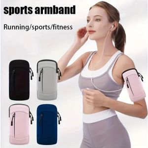 Running Armband Bag Phone Case Universal Sports Armband Arm Pouch Phone Holder Mobile Waterproof Wrist Band