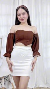 MyFashionShop AMARAH Plain Top for Women Freesize: Fits up to Semi-Large