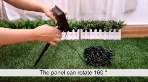 20/50/100LED Solar String Light Solar Powered Waterproof Black Line Wire Christmas Lights