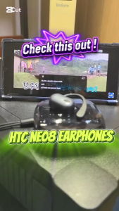 HTC NE08 tai nghe phiên dịch AI bluetooth v6.0 Dịch phụ đề thời gian thực Thiết kế móc tai Tai nghe không dây Tuổi thọ pin dài Tai mở tai