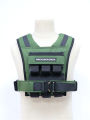 Adjustable Weight Vest MOUNTSEA Fitness Vest Men's Women's Running Home Gym Single Bar Iron Block Vest Comprehensive Training. 