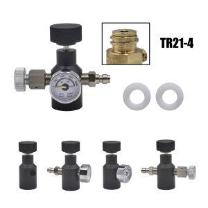 Universal Fill Adapter Aluminum Alloy Soda Water Carbon Dioxide Cylinder Tank Fill Refill Adapter Station for TR21-4 Valve