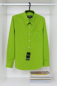 Wendya.T Kemeja Formal Reguler Warna HIJAU DAUN ✓Kemeja Pria Polos Lengan Panjang