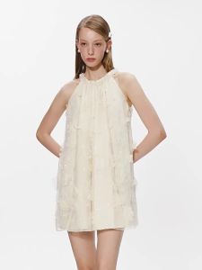 AIVEI | Summer Feminine Romantic Halterneck Lace Chiffon Dress