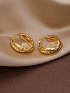 Pianist | Geometric Cross New 2026 Hypoallergenic Silver Earrings