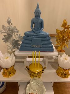 หิ้งพระตั้งโต๊ะ หิ้งพระติดผนัง พร้อมลิ้นชัก หิ้งบูชา วางพระฐาน 7 นิ้ว สไตล์โมเดิร์น