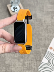 Silicone Magnetic Buckle Wristband with soft case for Huawei Band 11 11Pro 10 9 8 Wrist Sports Strap 2in1