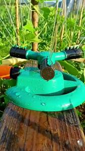 Automatic Rotating Water Sprinkler for Garden Lawn Irrigation 360 Degree Yard Coverage Sprayer Outdoor Plant Watering Tool