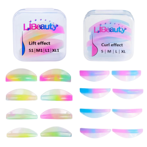 Libeauty 8 Pairs C&L Curl Silicone Perming Pad Lash Lift Pad Lifting 3D Eyelashes Eyelash Lift Extension Curler Applicator Tool