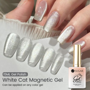 UR SUGAR 15ml White Cat Magnetic Gel Sparkling Sliver Glitter Light Semi Permanent Nail Polish Soak Off Varnish UV Gel Nail Art