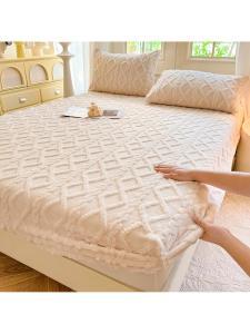 MOLORE | Fleece Bed Skirt Mattress Cover Set