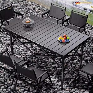 Foldable Portable Camping Table and Chair Set