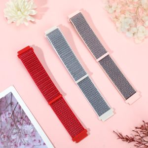 20mm/22mm Nylon band for Samsung Galaxy Watch 6 classic 6/5/5 Pro/4 3 active 2/Gear S3 Sport strap for huawei watch GT 2 2e 3 pro Amazfit GTS/2/2e/GTR2/2e/stratos 2/3 Amazfit bip