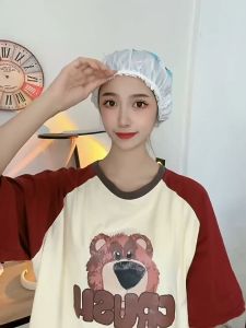 หมวกผม กันน้ำ หมวกอาบน้ำ หมวกคลุมผม หมวกคลุมผมอาบน้ํา หมวกครอบผม หมวกคุมอาบน้ํา หมวกคุมผมอาบน้ํา 17 ลาย