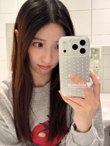 Silver Star Ins Style Phone Case for iPhone 17 pro Max Apple 16 pro Womens Soft Edge Simple Design Fashionable Trendy Acrylic Cover