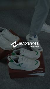 Nazreal Footwear - Sepatu Sneakers Casual Pria Terbaru Zippo White Navy