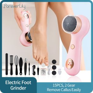 foreverlily Multifunction Electric Callus Remover Foot Grinder Portable Rechargeable Foot File Hard Skin Remover Pedicure Tools Feet Electronic Callus Shaver For Cracked Heels and Exfoliating Dead Skin Foot Care Machine Foot Scrub Usb Device