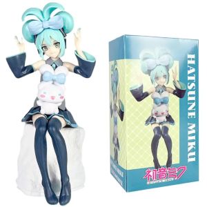 Bandai | Hot 21CM Anime Hatsune Miku X Cinnamoroll Figure Anime Peripheral Collectible Models Decorative Decorations Children Kawaii Gift