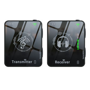 SM-1 Wireless In-Ear Monitor System (1TX+Multi-RX) - Ultra-Low Latency Transmitter & Receiver Set for Live Performance
