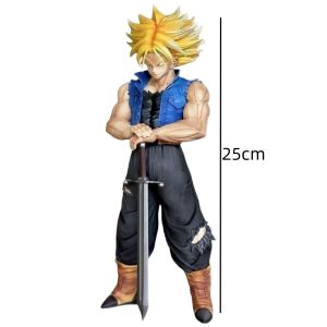 Bandai | Anime Figure 2% Trunks Action Figures 25cm Pvc Statue Collection Model Desktop Decoration Toys for Gifts
